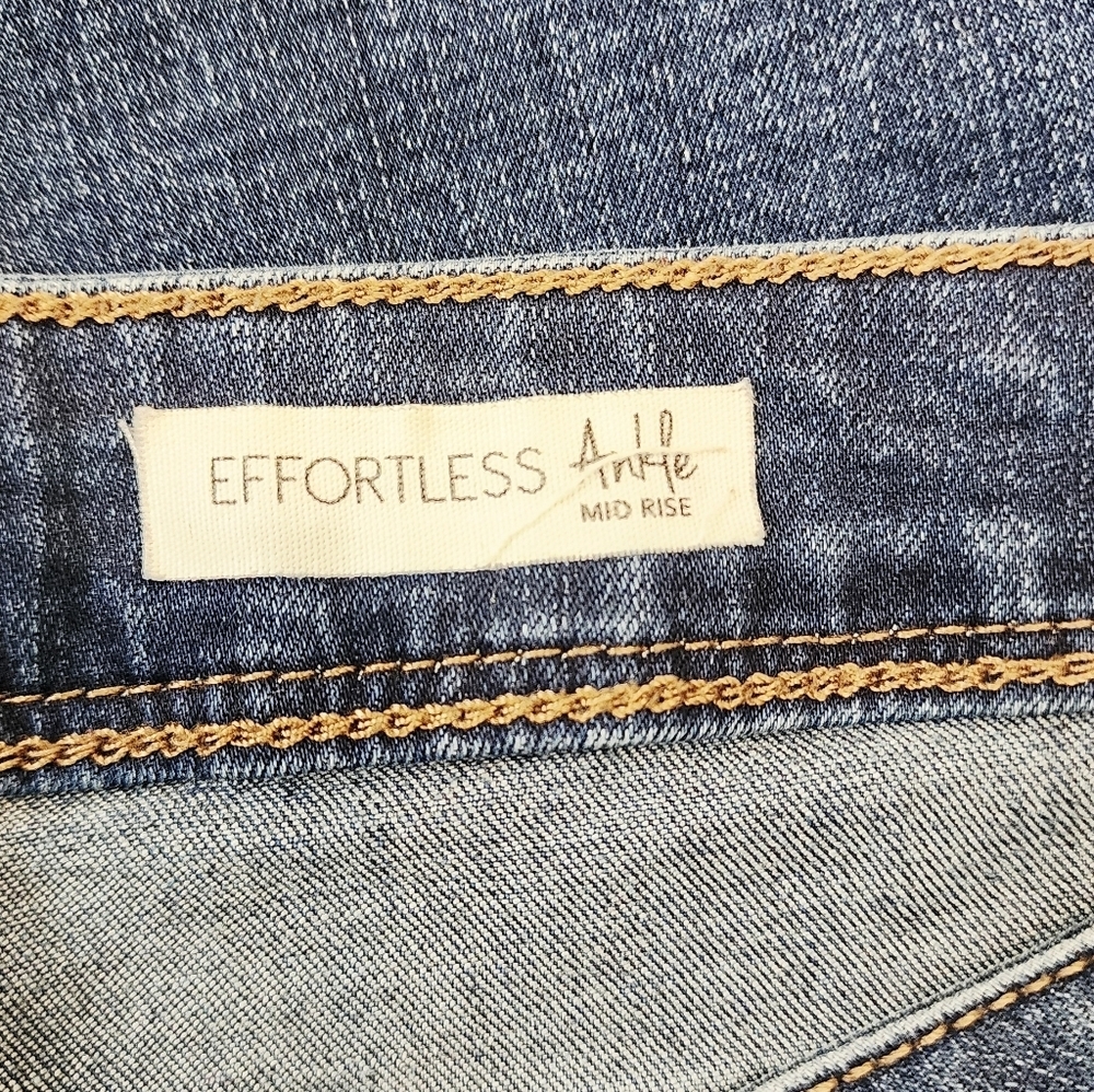 Kensie Effortless Mid Rise Distressed Ankle Jeans Pants - Picture 8 of 10
